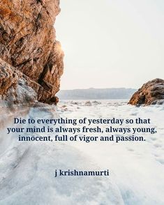 a quote from j krishamuriri about being yourself