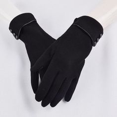 Black Gloves Aesthetic, Beautiful Gloves, Cute Gloves, Wrist Gloves