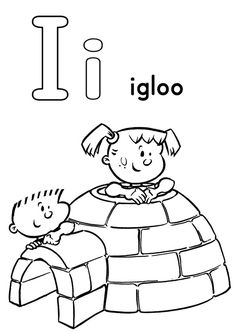 Top 10 Letter ‘I’ Coloring Pages Your Toddler Will Love To Learn & Color I Is For Igloo, Letter I Coloring Pages, I Coloring Pages, Letter A Coloring Pages, Coloring Letters, Bee Coloring Pages, Elephant Coloring Page, Star Coloring Pages, Abc Coloring Pages