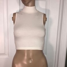 Frenchi Ivory Top. Nwt. 96% Cotton, 4% Spandex. Xs (400-58) Ivory Tops, Womens Tops, Spandex, Crop Tops, Cream, Women Shopping, Color