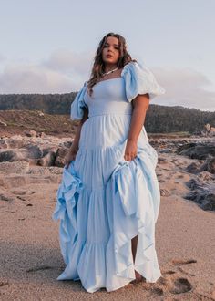 Luna Dress Plus Size Bridesmaid Dresses Blue, Plus Size Wedding Guest Dress Summer, Plus Size Wedding Guest Dress, Jordan Wedding, Plus Size Wedding Guest Dresses, Beach Wedding Guest Dress, Hawaii Outfits, Moonlit Sky, Wishlist 2024