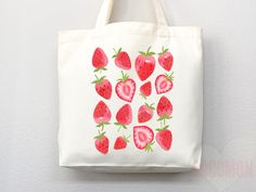 strawberry, strawberry gift, summer tote bag, summer bag, spring tote bag, spring bag, strawberry bag, strawberry lover, farmers market bag, book bag, reusable bag, eco friendly tote, school tote, Everyday Bag, Shoulder Bag, Canvas Tote, Cute Tote Bag, School Bag, book tote bag, school tote bag, aesthetic tote bag, reusable grocery bag, library bag, aesthetic tote, campus bag, campus tote bag ❤️ WHY SHOULD I ORDER FROM YOU? ❤️ We create gorgeous bags that are both sustainable and practical. We d Pink Strawberry Print Bag As Gift, Red Bag With Strawberry Print As Gift, Rectangular Strawberry Print Bag For Gifts, Rectangular Strawberry Print Bag As A Gift, Rectangular Bags With Strawberry Print For Gifts, Rectangular Bags With Strawberry Print As Gift, Rectangular Bag With Strawberry Print As Gift, Cute Strawberry Print Bags For Everyday Use, Summer Strawberry Print Bag For Daily Use