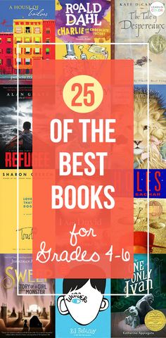 books with the title 25 of the best books for grade 4 - 6