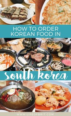 how to order korean food in south korea