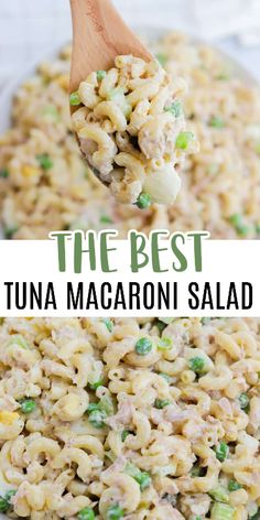 the best tuna macaroni salad recipe with peas