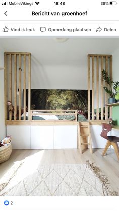 a living room filled with furniture and a painting on the wall