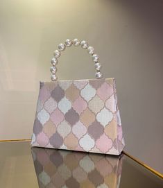 pearl handle evening bag  handmade pink beige pearl handle fashion handbag, pearl detail is so beautiful  It adds elegance to your outfit and night with its pastel colors. Elegant Pink Bag With Pearl Handle, Chic Pink Evening Bag With Pearl Handle, Chic Pink Bag For Wedding Guest, Pink Party Bag With Pearl Handle, Chic Beige Pearl Evening Bag, Pink Evening Bag With Pearl Handle, Chic Beige Evening Bag With Pearl Handle, Feminine Pink Evening Bag For Events, Elegant Rectangular Blush Clutch