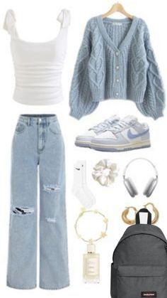 outfit Sneakers, Blue