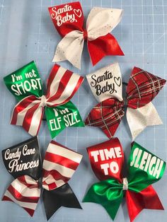 Hairbow Templates, Cheer Merch, Holiday Cheer Bows, Cheer Swag, Character Hair Bows, Competition Cheer, Youth Cheer