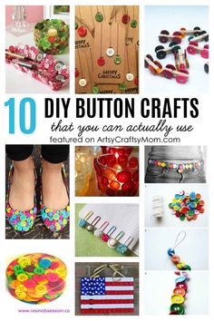 10 diy button crafts that you can actually use