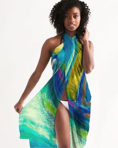 Cheap Tropical Style Multicolor Cover-up, Cheap Multicolor Tropical Style Cover-up, Cheap Multicolor Tropical Cover-up, Cheap Multicolor Vacation Cover-up, Cheap Spring Cover-up For Swimming, Tie Dye Rainbow, Coverup Beach, Costume Shoes, Womens Cami