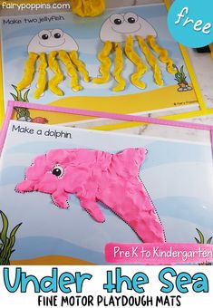 under the sea fine motor playdough mats with free printables for kids