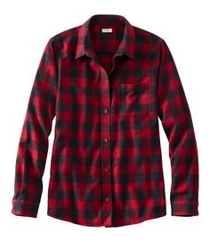 Women's Shirts and Button-Downs | Clothing at L.L.Bean Rob Roy, Plaid Shirt Women, Teen Outfits, Womens Flannel Shirt, Scottish Plaid, Red Flannel, Rain Pants, Flannel Women, Oxford Dress