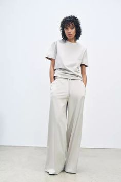 HEAVY COTTON PANTS - Sand | ZARA United States