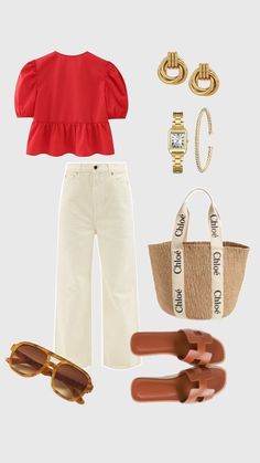 Cream Jeans, Colorful Necklace, Elegante Casual, Model Look, Casual Chic Outfit, Fashion Mistakes