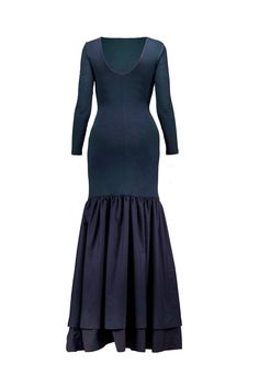 Maxi Dress Blue Embellished Maxi Dress, Luxury Blue Vintage Maxi Dress, Blue Long Sleeve Maxi Dress With Button Closure, Luxury Long Sleeve Blue Maxi Dress, Luxury Knit Maxi Dress, Versace Belt, Gucci Hat, Self Portrait Dress, Stella Mccartney Bag