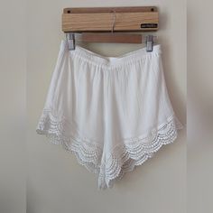 Let The Summer Begin With These Brand New Beautiful Joe & Elle Shorts. Match It With Your Favorite Top. Super Cute, Lined For Your Comfort, Made Out Of Pure 100% Cotton. Dress Up Or Down And Look Your Best For Any Occasion. Beautiful Joe, Ivory Lace, White Cream, Cotton Dress, Cream White, Summer Wardrobe, Lace Shorts, Special Event