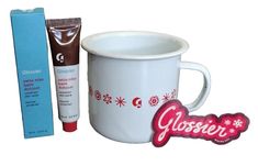 LIMITED EDITION!! SOLD OUT!! RARE!! HTF!! LIMITED EDITION GLOSSIER BUNDLE!! Bundle Includes: • Limited Edition GLOSSIER Swiss Miss Balm Dotcom BDC (Full Size 15ml/0.5 fl oz) BNIB!! ORIGINAL FORMULA THAT HAS BEEN DISCONTINUED!! • Limited Edition GLOSSIER Tin Camping Cup/Mug BNWOT!! BRAND NEW WITHOUT TAGS!! • GLOSSIER Winter 2021 Sticker **There is an area on the side of the mug that has a slight "wave" in the tin, as shown in the photos. This is how the mug came when I received it from Glossier. I have seen other Glossier Tin Camping Mugs with similar characteristics. It is not a dent or anything that I caused. It seems this is just how they were made from the manufacturer. This mug has never been used. It is brand new without tags. Please see all photos ☺️** SAME OR NEXT DAY SHIPPING WHENE Glossier Swiss Miss, Dream Items, Swiss Miss, Camping Mugs, Camping Cups, Balm Dotcom, Beauty Skin, Lip Balm, The Balm