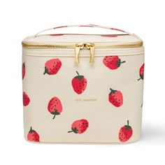 kate spade new york Lunch Tote, Strawberries Kate Spade Strawberry, Strawberry Makeup, Picnic Cooler, Lunch Cooler