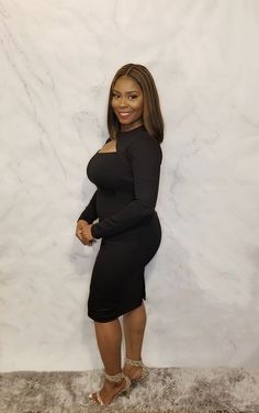 Stay warm & sexy in our chic long sleeve chest cutout very fitted midi dress. This bodycon midi dress has a zipper in the back with a low split. Recommended size up62% viscose, 33% nylon, 5% spandex Elegant Long Sleeve Midi Dress For Club, Winter Long Sleeve Midi Dress For Club, Fitted Long Sleeve Midi Dress For Club, Stretch Long Sleeve Midi Dress For Club, Spring Bodycon Midi Dress For Club, Spring Midi Length Bodycon Dress For Club, Spring Club Bodycon Midi Dress, Knee-length Bodycon Midi Dress For Club, Stretch Midi Length Bodycon Dress For Club