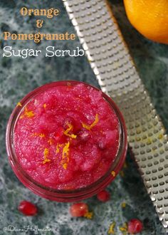 This orange and pomegranate sugar scrub recipe is just one of the many ways that @samsclub can help you have a stress free holiday season! If you love DIY natural beauty products for better health this one is incredibly easy to make! #SimplyHealthy #ad Diy Natural Beauty Products, Pomegranate Recipe, Orange Pomegranate, Coffee Facial, Sugar Scrub Recipe, Natural Beauty Diy, Natural Beauty Products, Homemade Lotion, Luscious Hair