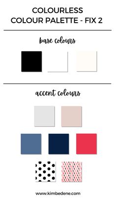 the color palette is shown with different colors and shapes to choose from, including red, white