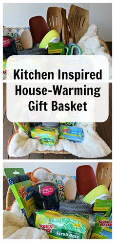 the kitchen inspired house warming gift basket