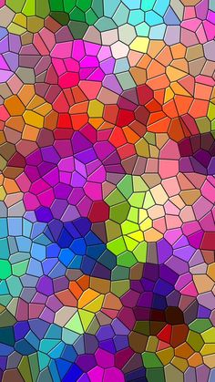 an image of a multicolored mosaic background