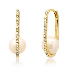 14k Solid Gold Diamond pearl Set Huggies Earring. South Sea Pearl 6 mm Diamond Total 0.25 ct Hoop Length 18.5 mm Sea Pearl, Diamond Star, Pearl Set, South Sea Pearls, Sea Pearls, Jewelry Earrings Hoops, Huggies Earrings, Signet Ring, Chains Jewelry