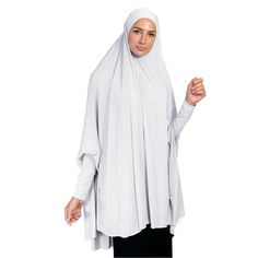 White Niqab For Eid, Prayer Scarf, Khimar Abaya, Hijab Islam, Long Hijab, Chemo Beanies, Ladies Head Scarf, Hijab Designs, Abaya Hijab