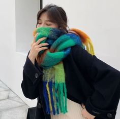 Acne Studio Scarf, Womens Cashmere, Fringe Scarf, Scarf Women, Warm Scarf, Winter Colors, Wool Scarf