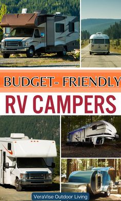 Budget-Friendly RV Campers Small Rv Campers, Rv Camping Trips, Airstream Flying Cloud, Small Rv, Rv Campgrounds, Best Trailers