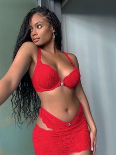 Romantic Corded Lace Push-Up Bra in Red | SAVAGE X FENTY Girlfriends Day, Dope Swag, Green Bras, Corset Bra, Strappy Bralette, Goji Berry, Sheer Bra, Unlined Bra, Corded Lace