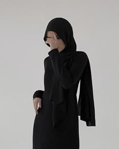 Hot Hijab Aesthetic, Dark Feminine Aesthetic Hijabi, Dark Hijabi Aesthetic, Dark Feminine Outfits Hijab, Black Hijabi Aesthetic Faceless, Hijabi Aesthetic Faceless Dark, Muslim Women Hijab Aesthetic, Black Hijabi Outfits, Black Dress Hijabi