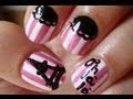 Paris nails video tutorial. Paris Nail Art, Paris Nails, Unghie Nail Art, Crazy Nails, Get Nails, I Love Nails, Nail Art Inspiration, Fancy Nails, Nail Art Tutorial