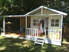 Playhouse Cubby House Ideas, Backyard Fort, Kids Cubbies, Backyard House