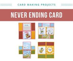 the card making projects never ending card book