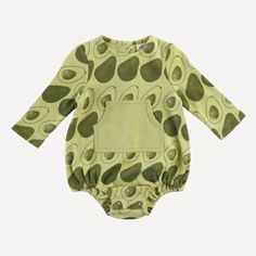 Kate Quinn Long Sleeve Kanga Bubble Bodysuit 70s Avocado (Green) Sizes 12-18 Or 18-24 Mos While Supply Lasts 100% Organic Cotton New With Tags! Summer Long Sleeve Bubble Romper For Playwear, Long Sleeve Bubble Romper For Summer Playwear, Playful Long Sleeve Bubble Romper, Playful Long Sleeve Spring Bodysuit, Long Sleeve Bubble Romper For Spring Playwear, Playful Long Sleeve Onesie For Summer, Playful Long Sleeve Summer Onesie, Playful Long Sleeve Bubble Romper For Playwear, Cotton Long Sleeve Bubble Romper For Playtime