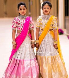 Hand Embriodary, Kids Saree, Lehenga Skirts, Kids Lehenga Choli, Langa Voni, Kurta Lehenga, Kids Party Wear Dresses, Ikkat Dresses