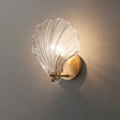 45109451161853|45109451751677 Shell Lamp, Ceiling Lamp White, Wall Lamps Bedroom, Glass Lampshade, Nordic Wall, Modern Sconces, Room Lamp, Brass Lighting, Dim Lighting