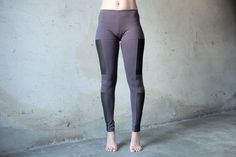 Pleasantly soft leggings with transparent mesh elements. The leggings have mesh fabric on both legs at the level of the thighs and calves, which lets the skin shine through. The cut of the leggings is low-rise. Our model is 1,63 m / 5'4" tall and wears size S. ♦ Size/Measurements ♦ Please note our sizes and measurements! If you have any questions, don't hesitate to contact us. ♢ XS International (US: 2/4; AT/DE: 32/34) Waist: 58 - 62 cm / 23 - 24,5 inch Hips: 82 - 86 cm / 32,5 - 34 inch Front Ri Skin Shine, Fabric Gray, Mesh Leggings, Legging Outfits, Womens Leggings, Soft Leggings, Style Expert, Outfits With Leggings, Mesh Fabric