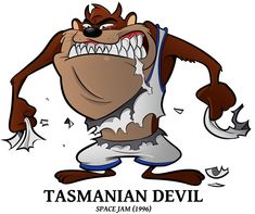 an image of a cartoon character that has been drawn in the style of tasmanian devil