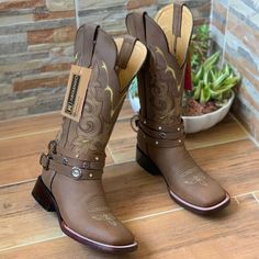 Abolengo Brown Square Toe Cowgirl Boots Vaquera Boots Brown, Cheap Brown Western Cowboy Boots, Cheap Vaquera Boots, Boots For Vaqueras, Square Toe Cowgirl Boots, Cute Cowgirl Boots, Cowgirl Boots Square Toed, Botas Western, Womens Cowgirl Boots