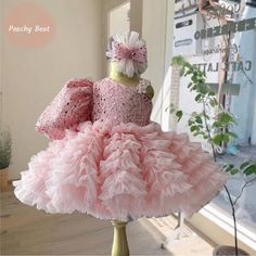 Baby Girl Princess Sequins Dress Diagonal Shoulder Infant Toddler Child Tulle Vestido Party Wedding Childrens Clothes Girls, Sequins Dress, Girls Party Dress, Party Wedding, Sequin Dress, Childrens Clothes, Baby Toddler, Wedding Party