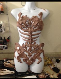 Ribcage Design, Design Clothing, Cosplay Diy, Character Design References, Art Model, Character Outfits, Anime Outfits, Larp, Fashion Sketches