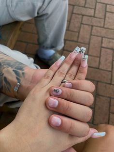 Matching Couple Manicure, Couples Nails Ideas Matching, Matching Nails Bf And Gf, Couple Manicure, Matching Nails With Girlfriend, Bf And Gf Matching Nails, Couple Nails Designs, Couples Manicure, Couple Nails Matching