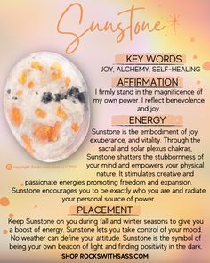 Sun Stone Crystal Meaning, Sunstone Crystal Affirmation, Crystal For Good Health, Sun Stone Meaning, Alabaster Stone Meaning, Sunstone Affirmations, Sunstone Crystal Meaning, Healing Stones And Crystals Meanings, Sun Stone Crystal