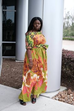 "African Ankara full length Maxi Dress handmade women mix prints dress with sides pockets Made with polycotton fabric with multi color print. Pink,green with other vibrant multi color print Gorgeous dress for all season and occasions Contact me for other sizes or if you want different body measurements. Check the measurement before purchasing. Please take your measurements before you order. Please don't assume that you know your measurements because every store has their own size guide. Let me k Mixed Print Dress, Ankara Print, African Ankara, Polycotton Fabric, Dress Handmade, Next Clothes, African Wear, African Attire, Color Print