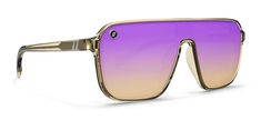 Your list of “must haves” just got longer. ‘Mojave Love’ is a masterclass of modern design, with a stunning lavender champagne lens and a gloss-finished, tan ‘Meister X2’ frame. It’s a bold aesthetic made even better by the sensational durability of our PureBlend™ Lens. // Details: Gender: Unisex Frame: Gloss Crystal Tan Lens Color: PureBlend™ Lavender Champagne Mirrored UV Rating: 100% UV Protection Fit / Size: Medium - Large Vibe: Iconic In the Box: Microfiber Pouch & Sticker Pack Lavender Champagne, Champagne Mirror, Blenders Eyewear, Bold Aesthetic, Back To School Party, School Party, Polarized Lenses, Sticker Pack, Shop Signs