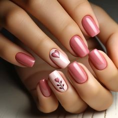 27+ Valentine’s Day Nails Ideas to Make Your SO Swoon - NeedleStar Pretty Gel Nail Ideas, Pink Nails Ideas 2024, Pretty Pink Nails Design, Acrylic Nail Designs Pink, Pink Gel Nails Ideas, Nail Design Christmas, Pink Acrylic Nail Designs, Unique Nail Art Designs, Spring Nail Ideas